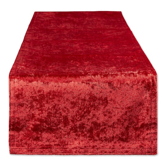 DII® 72" Red Velvet Table Runner | 14" x 72" | Michaels®